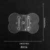 Cross-border wholesale of 40cm transparent pvc hand-held clamps and aluminum foil balloon poles Specification image